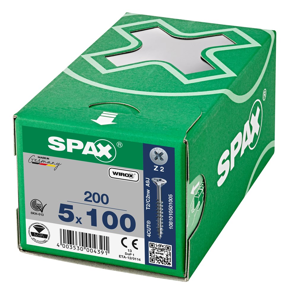 spaanplaatschroef wirox spax-6