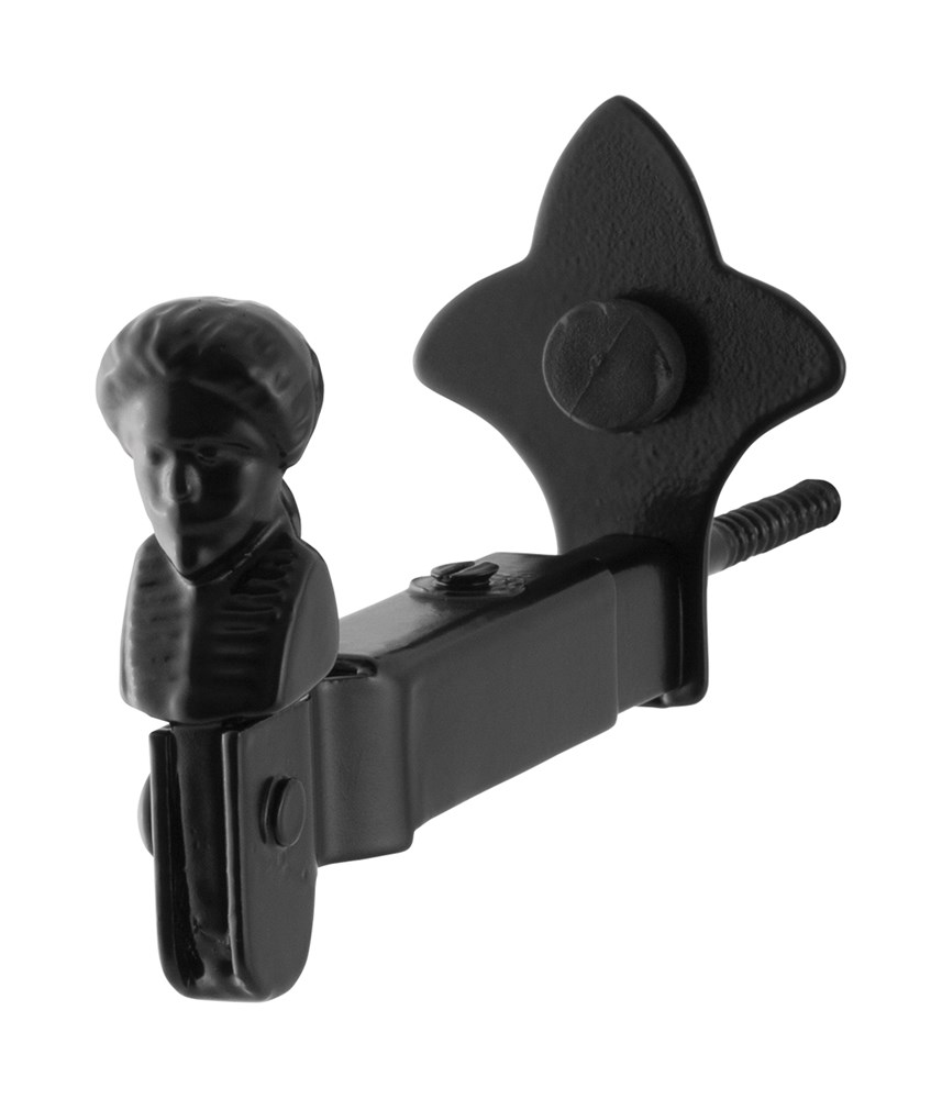 Smeedijzer zwart, Zwart, Gietijzer, Ja, mits voorzien van extra coating, 60-85 mm, stuk, Charmant & rustiek GPF667260000.png