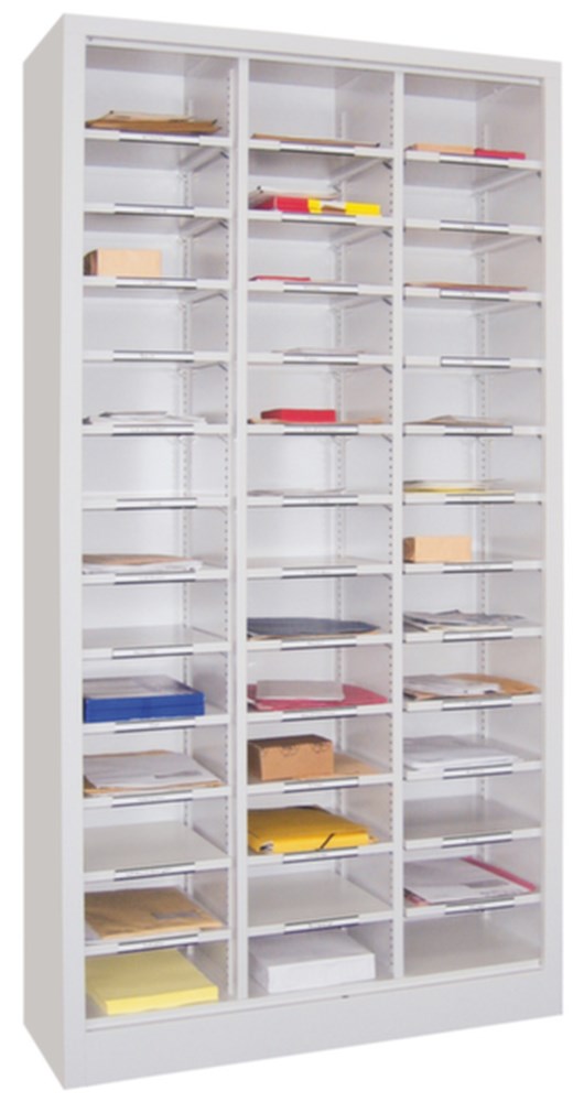 basis, magazijn/werkplaats, staal, 39 stuks, 3x13, vakken, poedercoating, lichtgrijs, poedercoating, lichtgrijs, 79 kg i0000014195.jpg