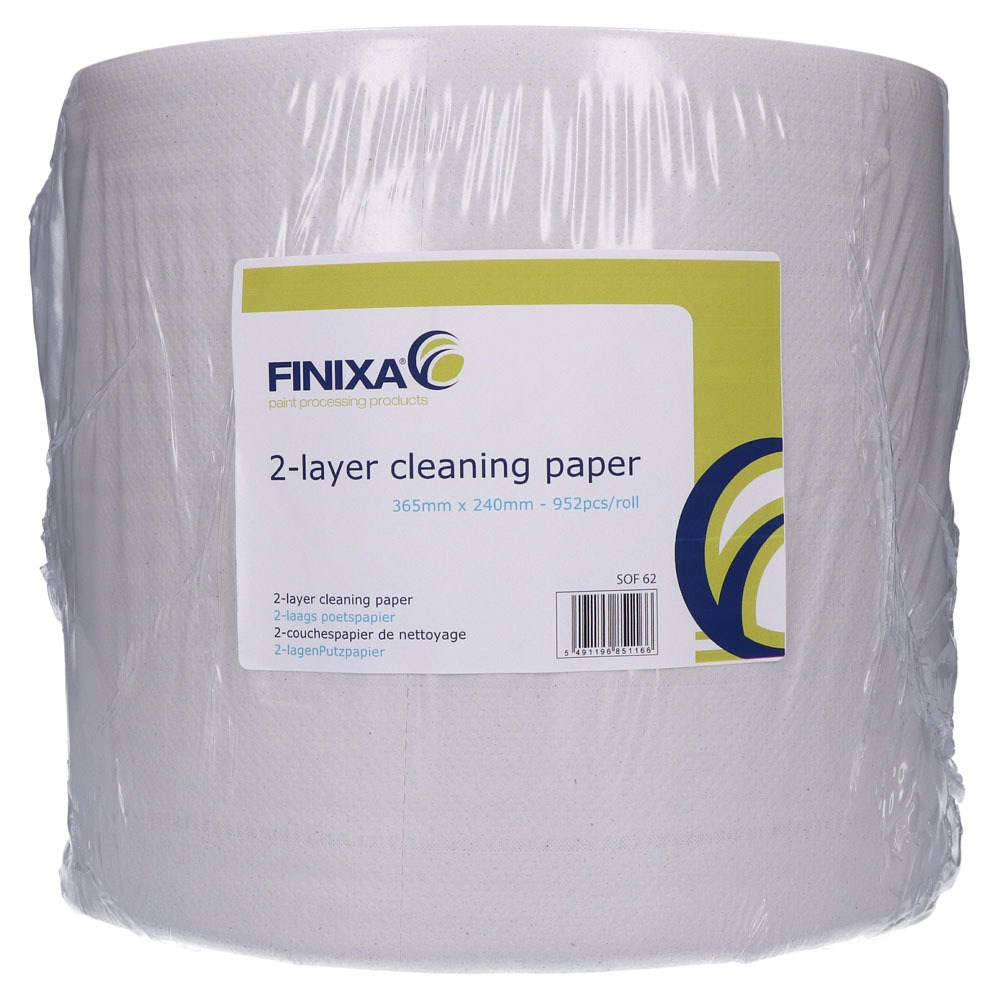 FINIXA 2-LAAGS POETSPAPIER 240MM X 365MM OP ROL 950ST (1)