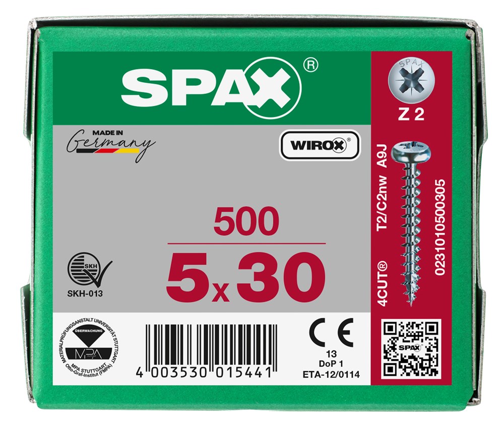 spaanplaatschroef wirox spax-6 spaanplaatschroef wirox spax-6