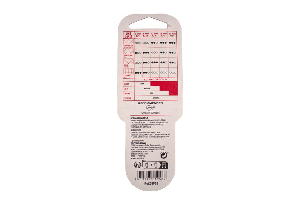 snijwiel in houder rubi-5 snijwiel in houder rubi-5