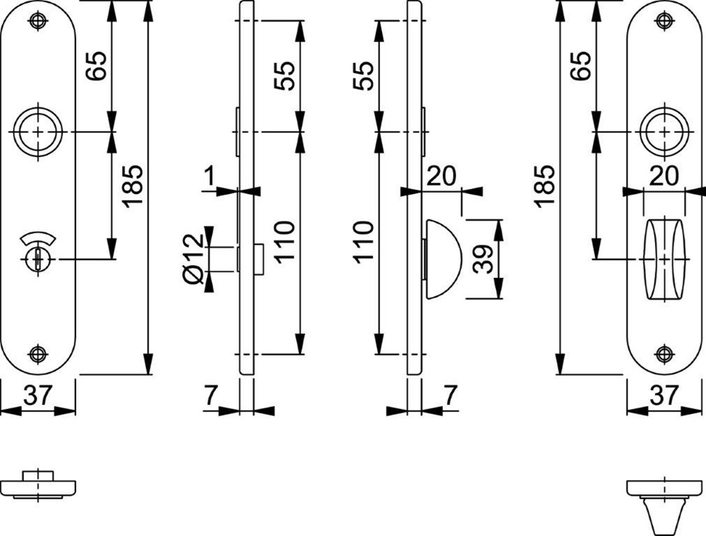kortschild aluminium f1 hoppe-2 kortschild aluminium f1 hoppe-2