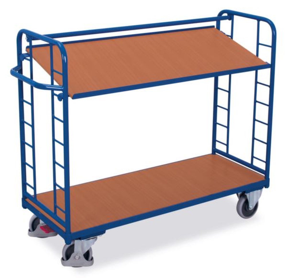 etagewagen, geen, kantelbaar, 2 stuks, 250 kg, houten plaat, staal, nee, rubber, 2 stuks, 160 mm, nee, 1 stuks, nee, rechthoekig, RAL5010 gentiaanblauw, 54.5 kg, 1 st i0000078461.jpg