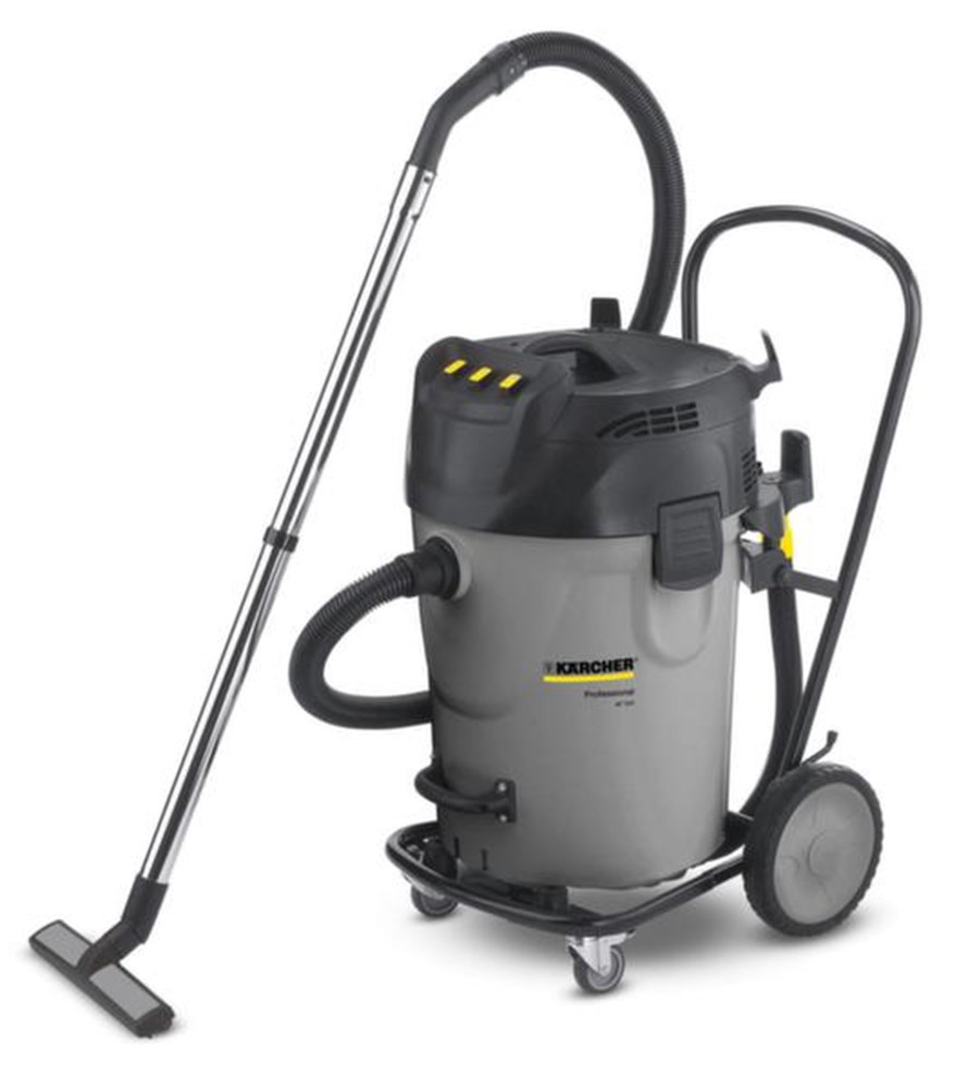natte/droge reiniging, Kärcher, 1x3600 W, 3360 l/min, 70 l, 220 mbar, 4 m, 10 m, papier, 880 mm, 508 mm, 600 mm, natte/droge sproeier, borstelstrepen m. rubberlip, voegenspr, 3 stuks, 36.2 kg i0000019938.jpg