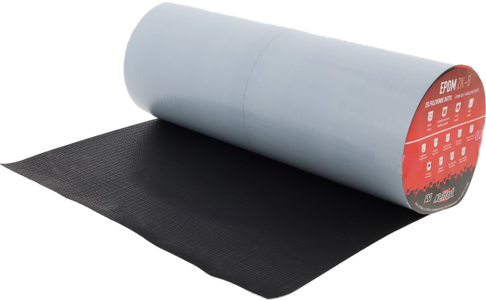 stroken epdm folie zwart kelfort butyl-2 stroken epdm folie zwart kelfort butyl-2