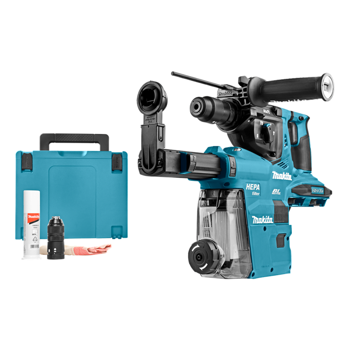 Afbeelding Makita 2x18 v combihamer DHR281ZWJ