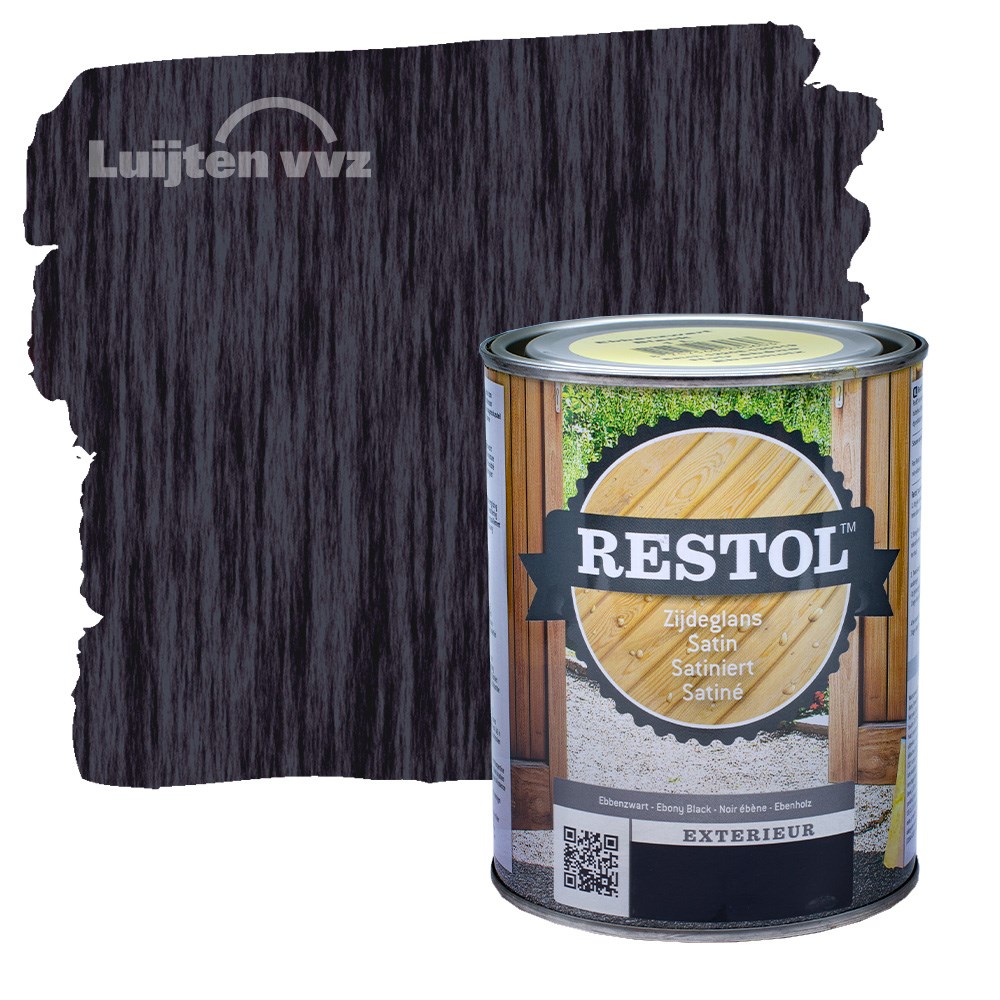 Restol Houtolie Zijdeglans Ebbenzwart (1)