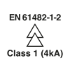 EN IEC 61482-2 Cl 1 (4kA) EN IEC 61482-2 Cl 1 (4kA)