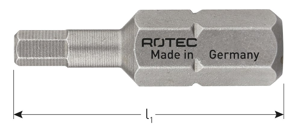 Afbeelding voor Schroefbit HEX, C6.3, in EV-pack 811