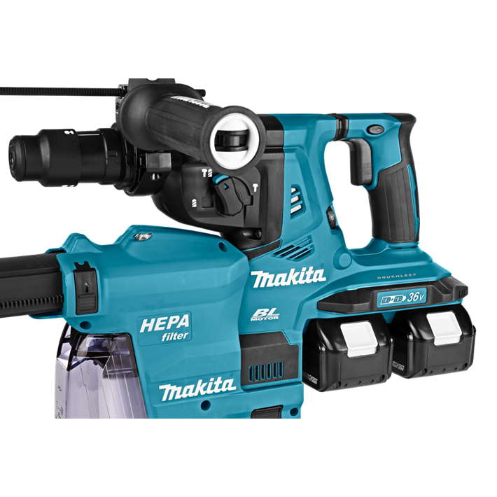 Afbeelding Makita 2x18 v combihamer DHR283ZWJU
