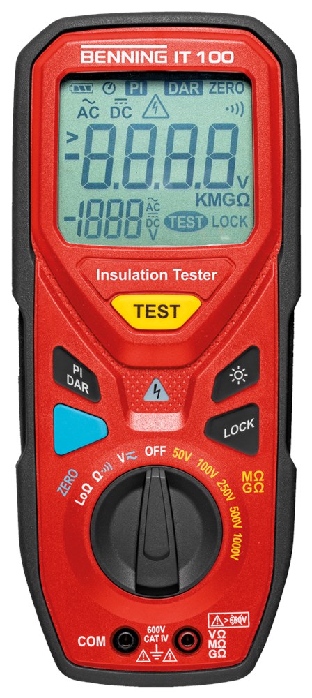 Afbeelding voor Isolatie- en weerstandstester 44107