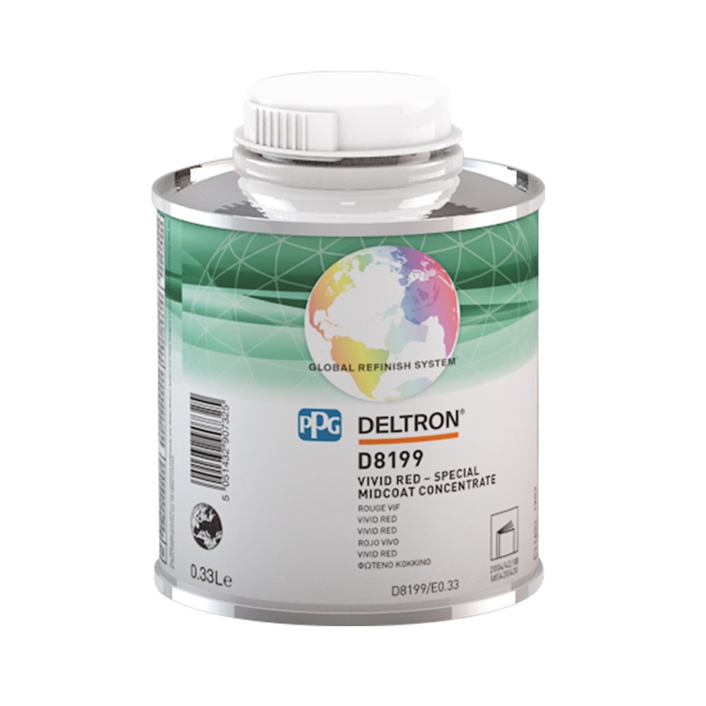 CAR DELTRON D8199 VIVID RED - SPECIAL MIDCOAT CONCENTRATE (1)