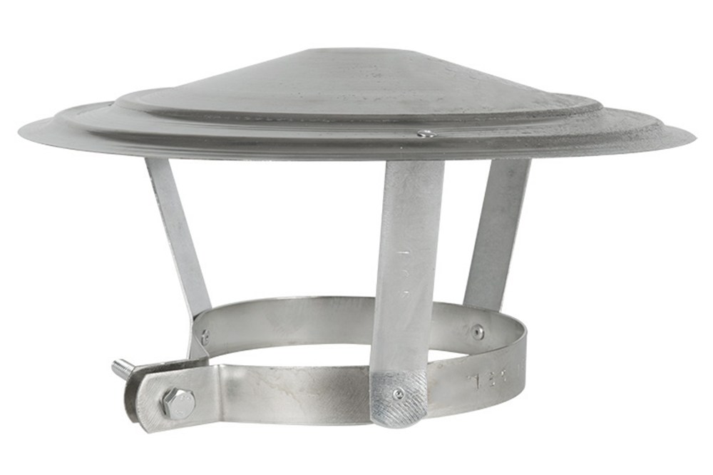 REGENKAP Ø 155-160MM GEGALVANISEERD