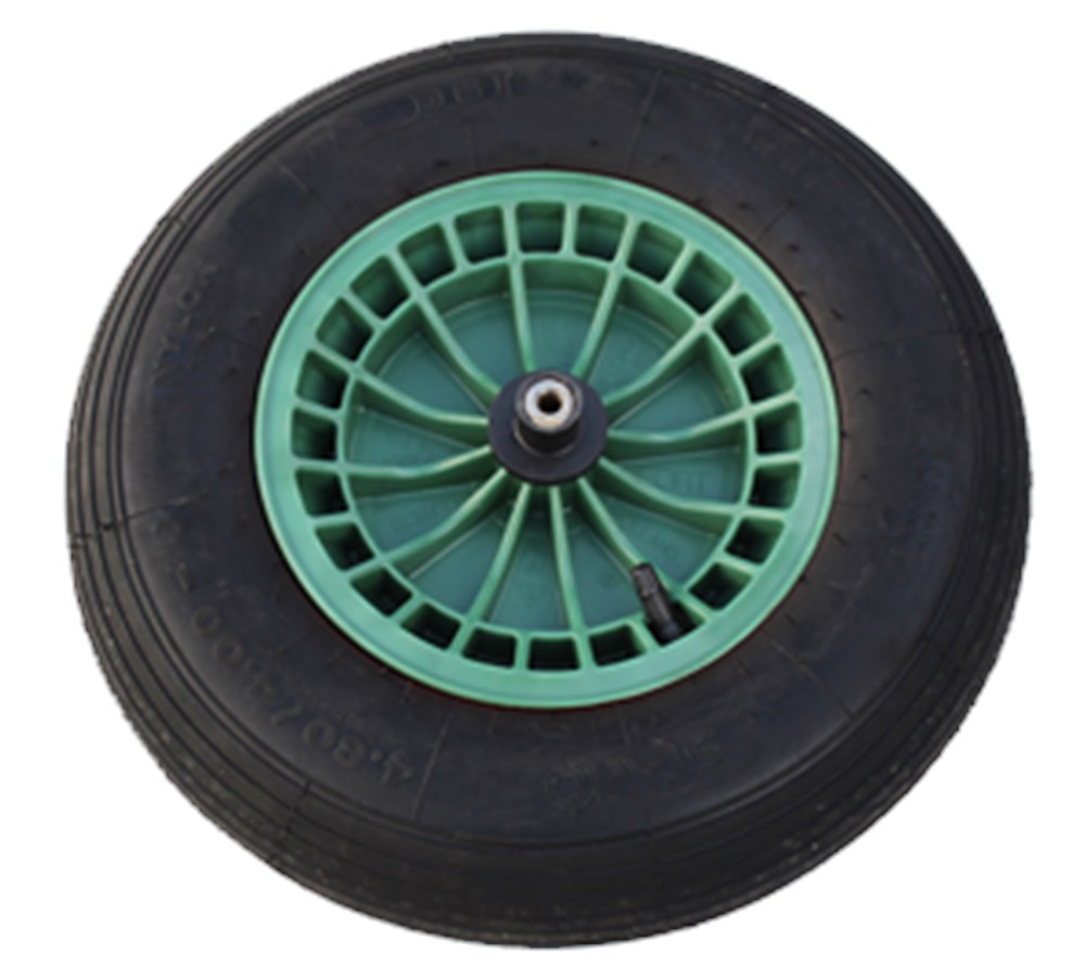 KRUIWAGENS WIEL PP GROEN 2PLY