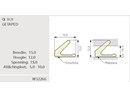 Q-LON Tochtstrip zelfklevend zwart 3121 (12X15MM) 7 METER QL 3121 info.jpg