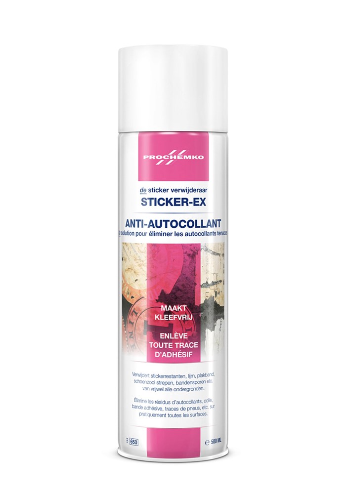 Prochemko sticker-ex spuitbus 500 milliliter (1)