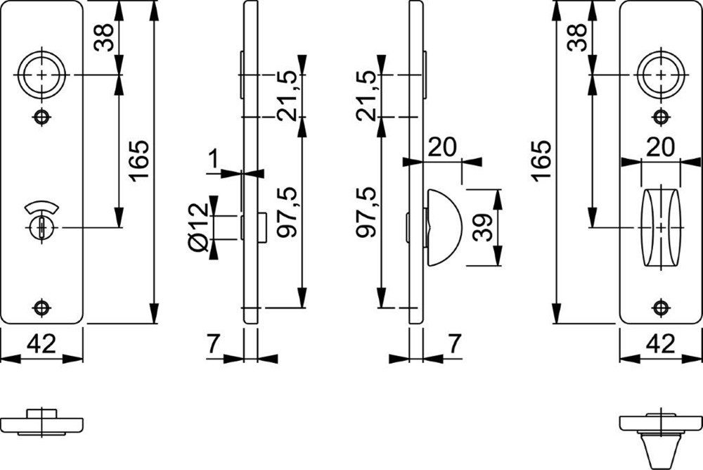 kortschild aluminium f1 hoppe-2 kortschild aluminium f1 hoppe-2