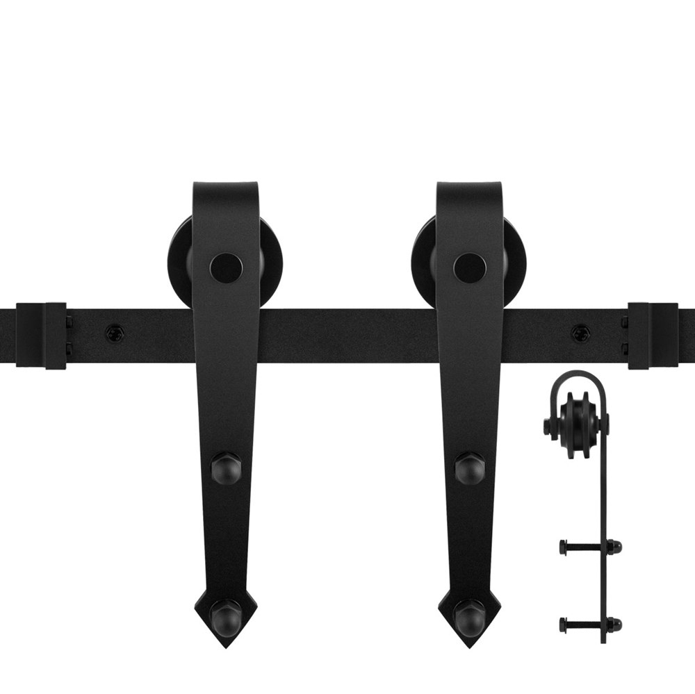Zwart, Zwart, Staal verzinkt, Nee, 150 cm, Nuoli, RAL 9005, set, Industrieel GPF050461150.png