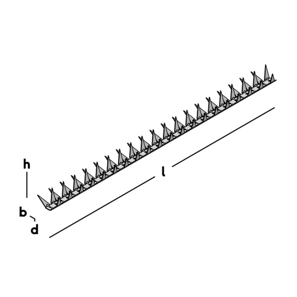 anti-klimstrip rvs a2-2 anti-klimstrip rvs a2-2