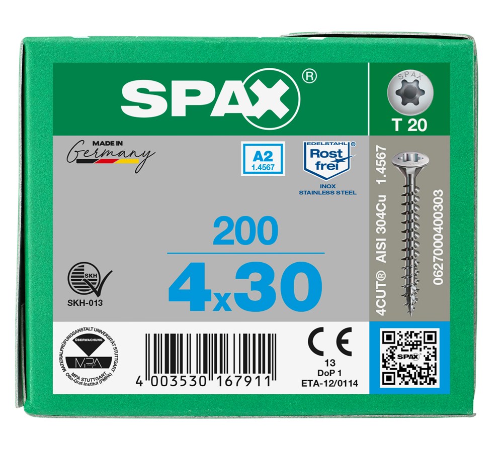 spaanplaatschroef rvs a2 spax-6 spaanplaatschroef rvs a2 spax-6