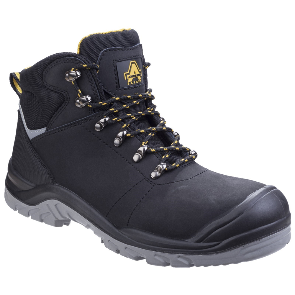 Amblers AS252 Leather Safety Boot Black