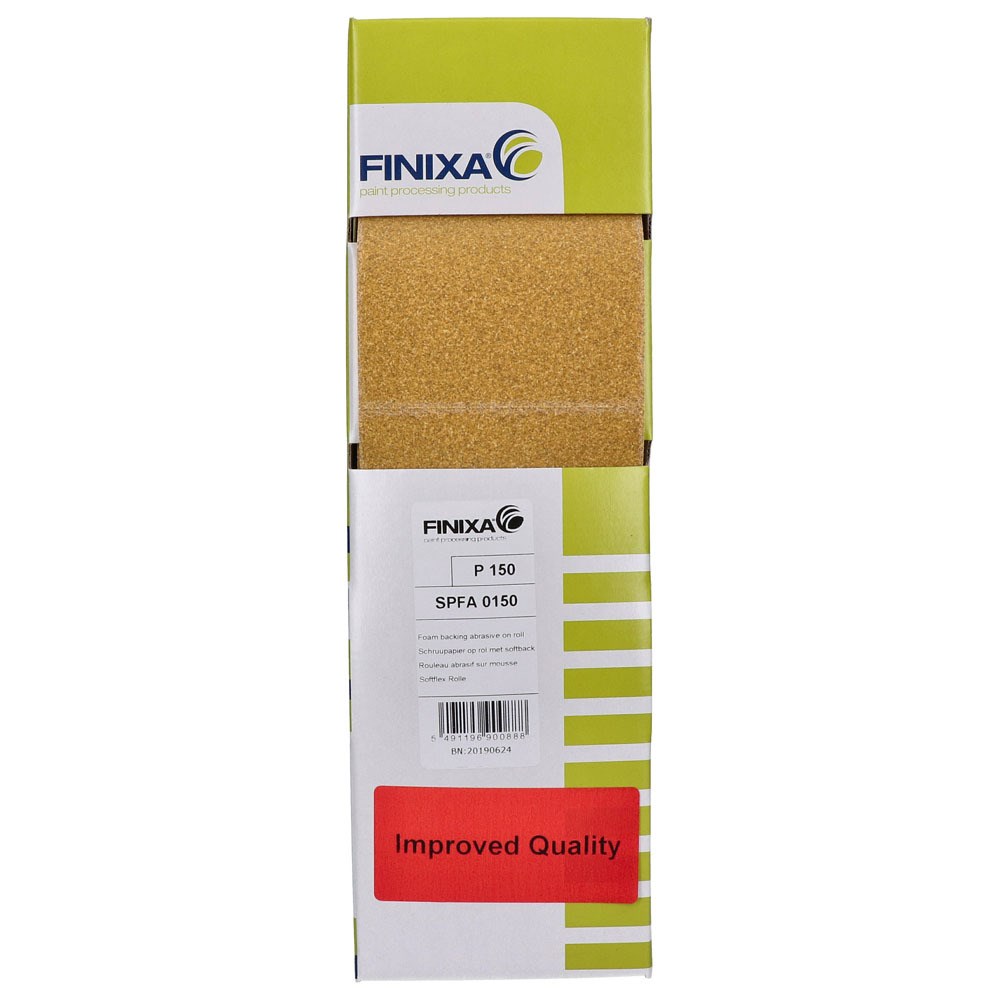 Finixa Schuurpapier Op Rol Met Softback 114mm x 25m (3)