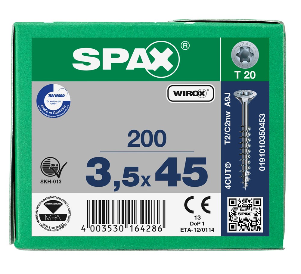 spaanplaatschroef wirox spax-6 spaanplaatschroef wirox spax-6