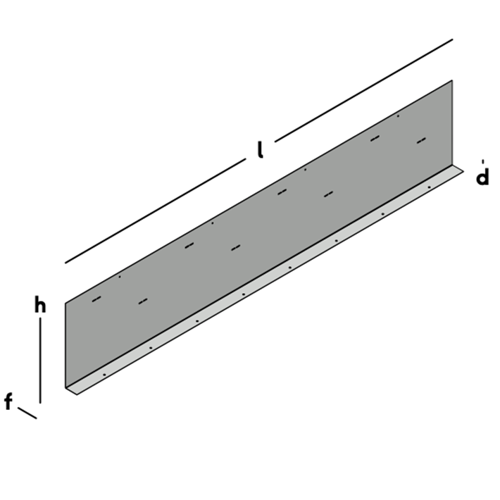 Afbeelding tekening GB metalen randkist 90° sv-1