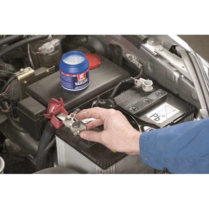 1233109 GR Vaseline 200g Pot NL/FR/EN/ES Maintenance and protection of battery clips in a car