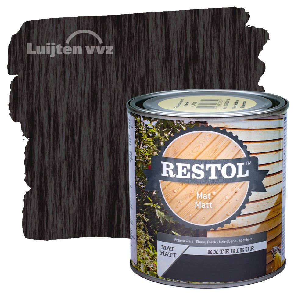 Restol Houtolie Mat Ebbenzwart (1)