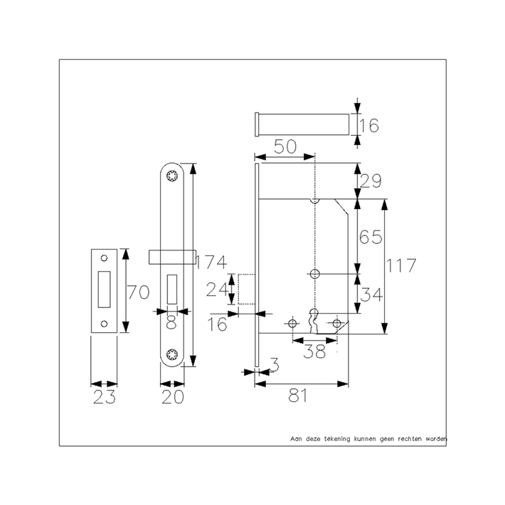 Productmaattekening