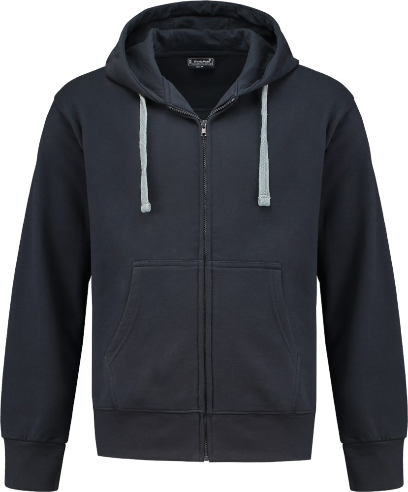 WORKMAN HOODED/SWEAT-VEST 340GR NAVY /M (1)