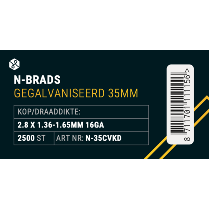 Afbeelding Union nagel N-35 Gegalvaniseerd