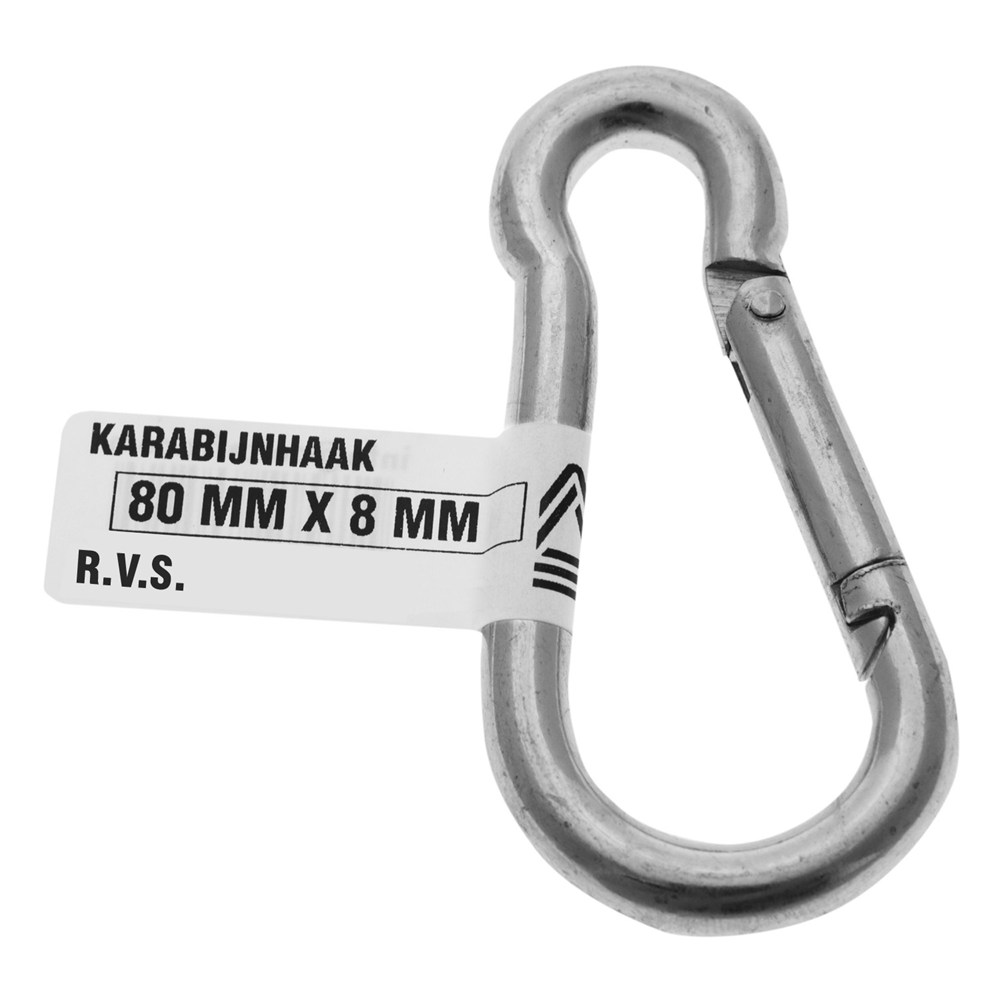 KARABIJNHAAK 8 X 80MM