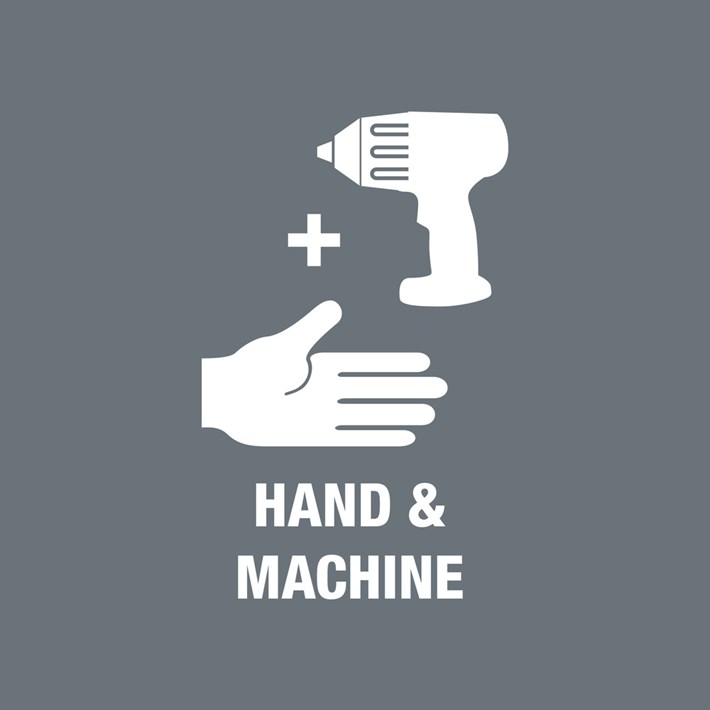 <b>Hand – en machinedoppen</b><br/>De Zyklop hand- en machinedoppen zijn geschikt voor zowel handmatig als machinaal gebruik (non-impact). De gebruiker is met maar één doppen-assortiment uitgerust voor bijna elke toepassing.