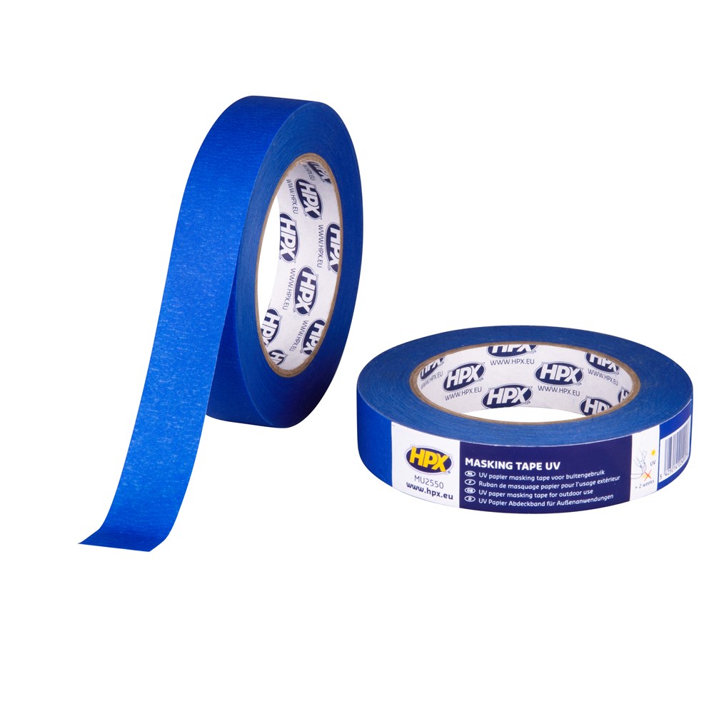 Masking tape UV - blauw 25mm x 50m
