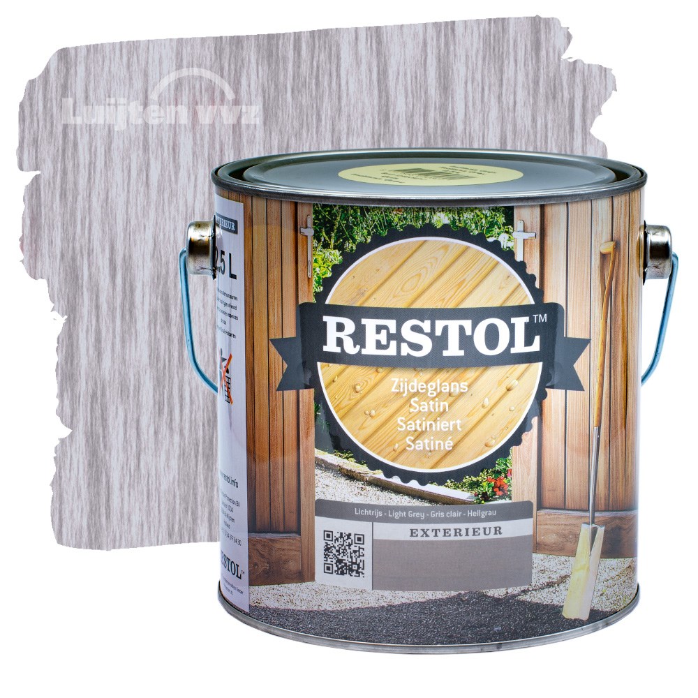 Restol Houtolie Zijdeglans Lichtgrijs (2)