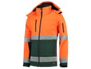 TRICORP Soft Shell jack oranje/groen XXL 403007 403007orangegreenside.png