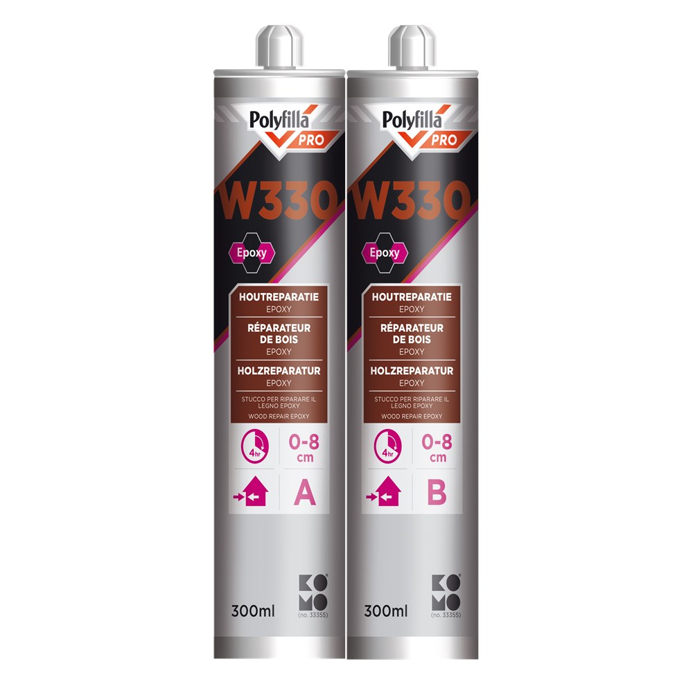 Afbeelding voor Polyfilla pro w330 set 600 ml