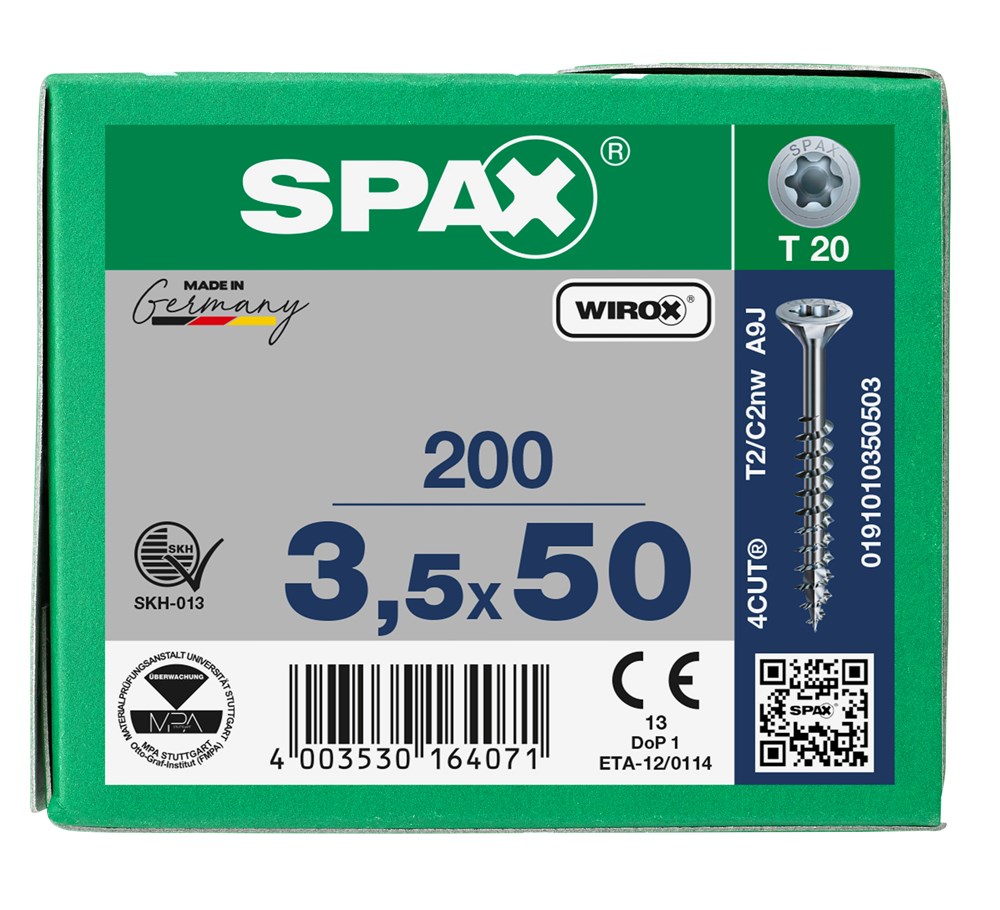 spaanplaatschroef wirox spax-6 spaanplaatschroef wirox spax-6