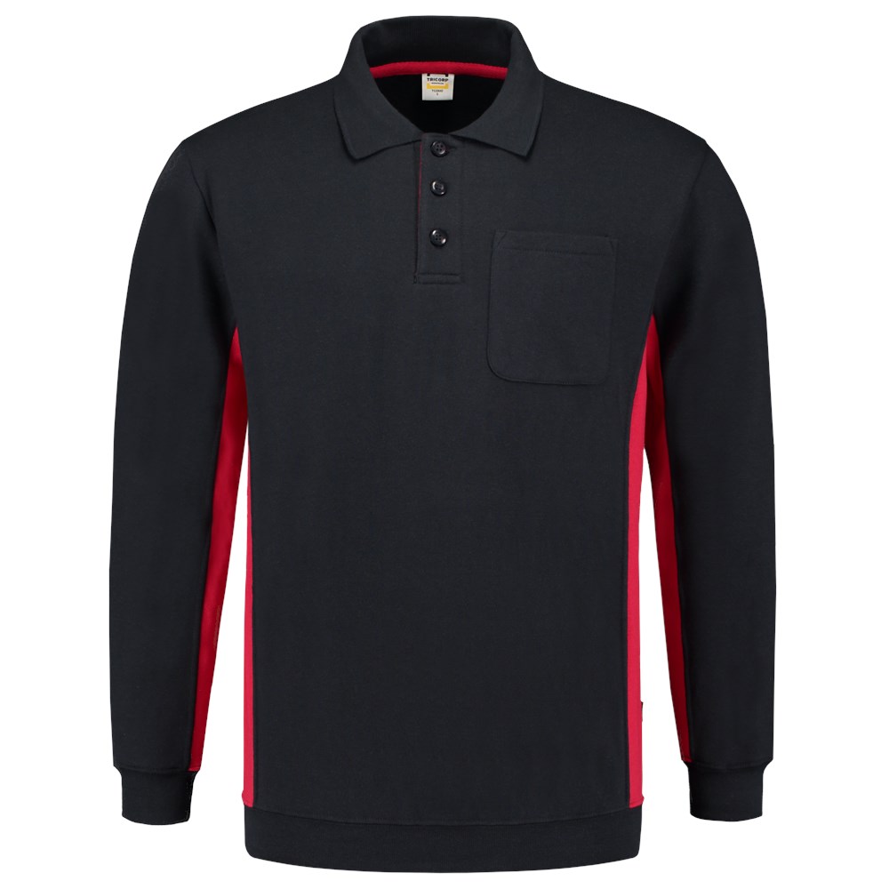 polosweater bicolor borstzak tricorp-3 polosweater bicolor borstzak tricorp-3