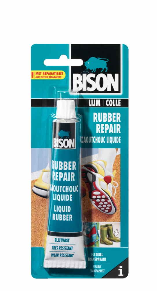 Afbeelding voor Bison Rubber Repair Blister 50 ml NL/FR