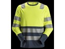 T-SHIRT SNICKERS LANGE MOUW 2433 MAAT XS GEEL/BLAUW HIGH VIS ALLROUND 2433-6695_4.jpg