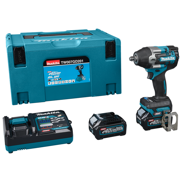 Afbeelding Makita 40 v max slagmoersleutel TW007GD201