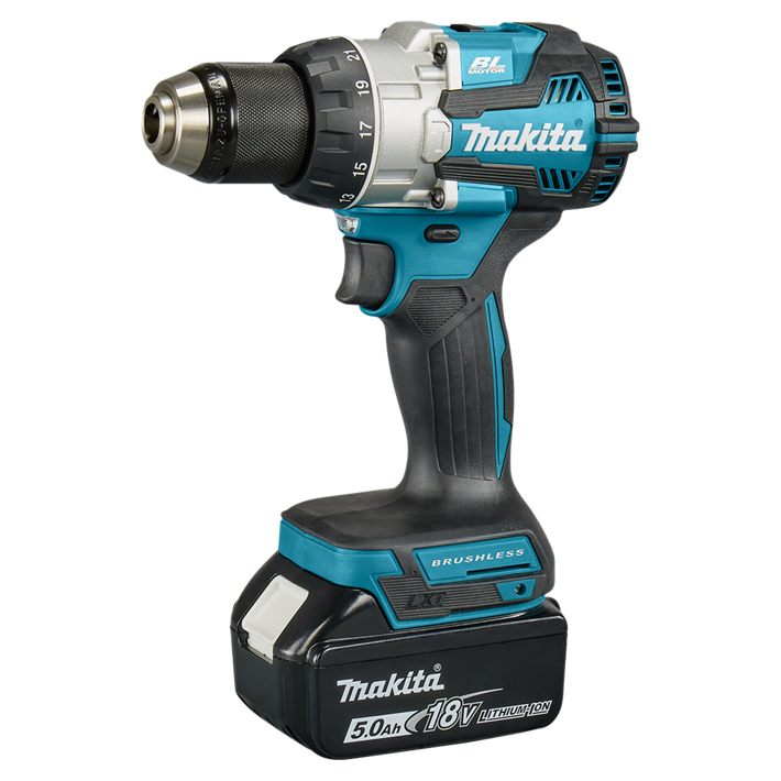 Afbeelding Makita 18 v klopboor-/schroefmachine DHP489RTJ