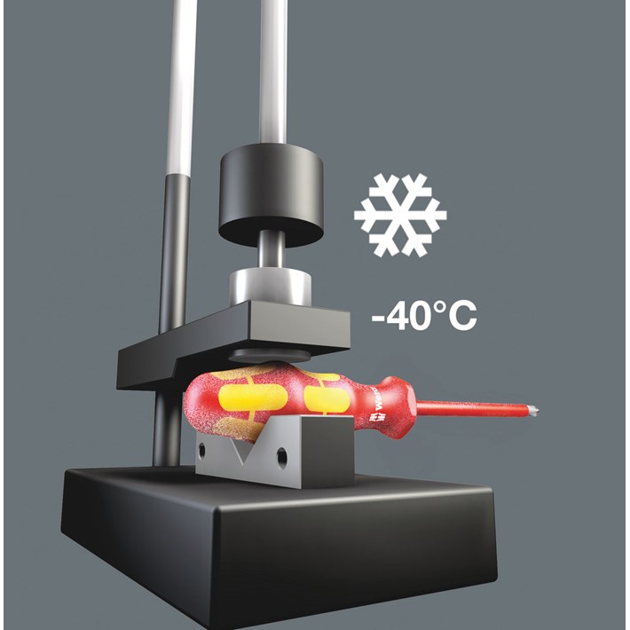 Ook bij extreme gebruiksomstandigheden is door de geteste koudslagvastheid bij -40°C de veiligheid gewaarborgd.