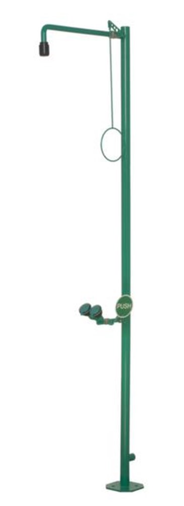 EHBO, plens-/oogdouche, DIN 12899-3, EN15 154-1/2, 2 douchekoppen vast, vast, 1 1/4" binnen, messing, selecteerbaar, 6.4 kg, 1 st i0000005096.jpg
