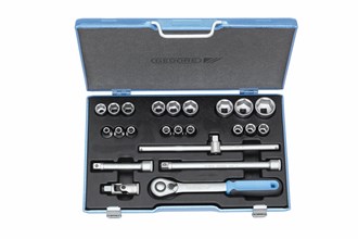 Dopsleutelset 1/2" 23-delig Dopsleutelset 1/2" 23-delig