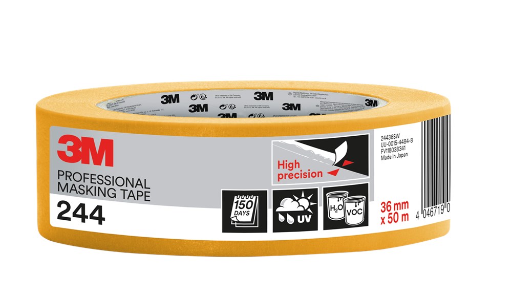 3M Scotch 244 Afplaktape Goud - 50 m x 36 mm